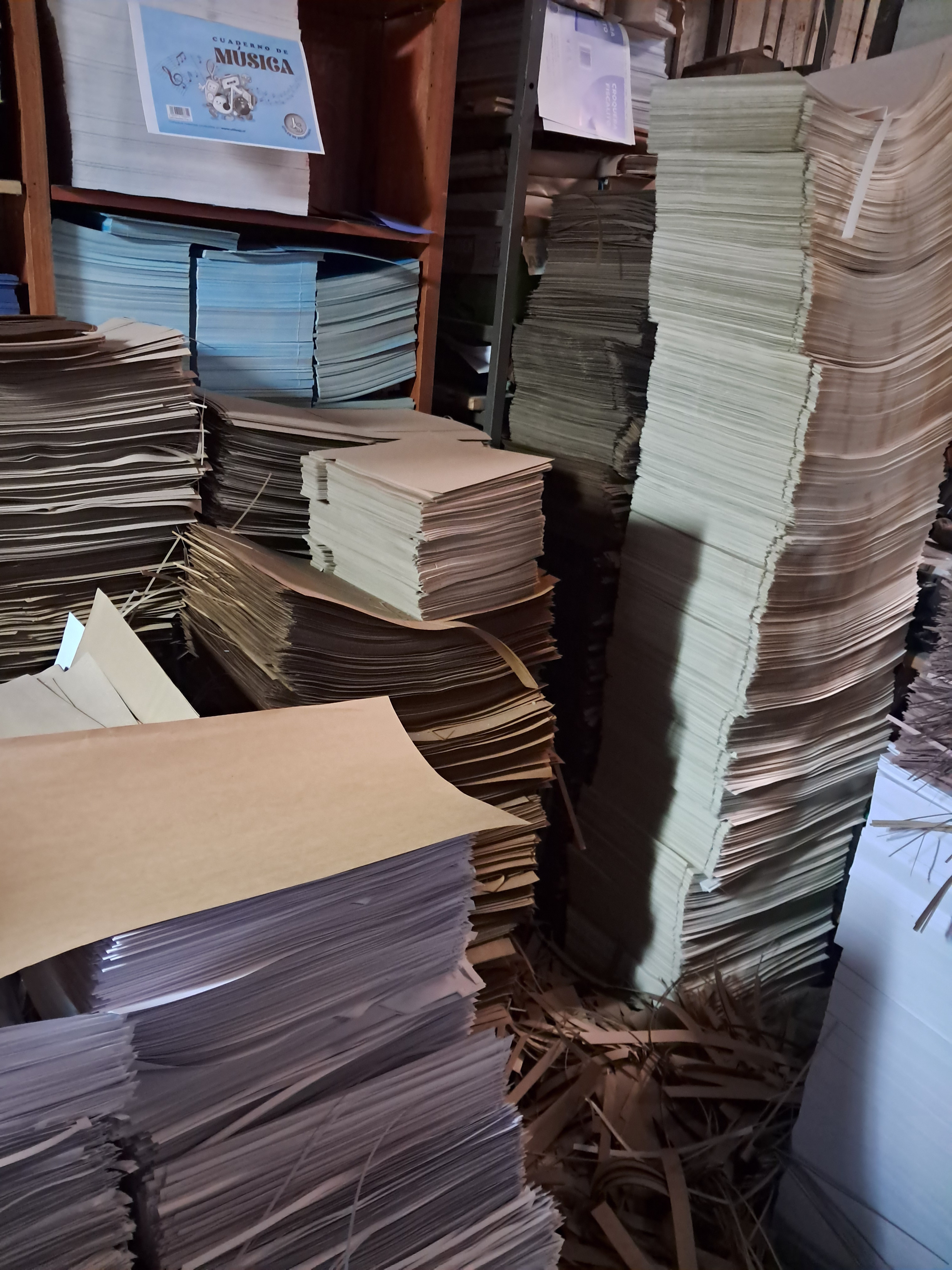 Papel y Materiales en Bruto